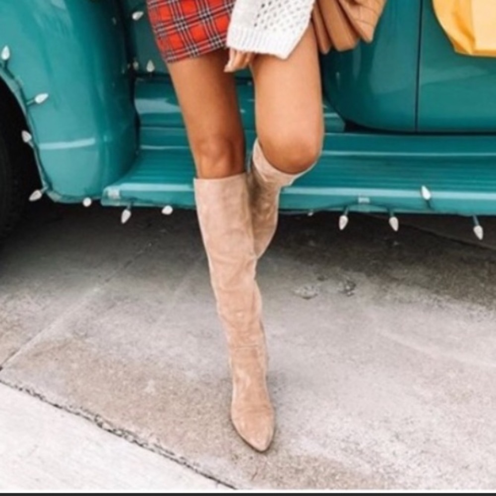 Sam Edelman Hai Suede Knee High Boots 👢